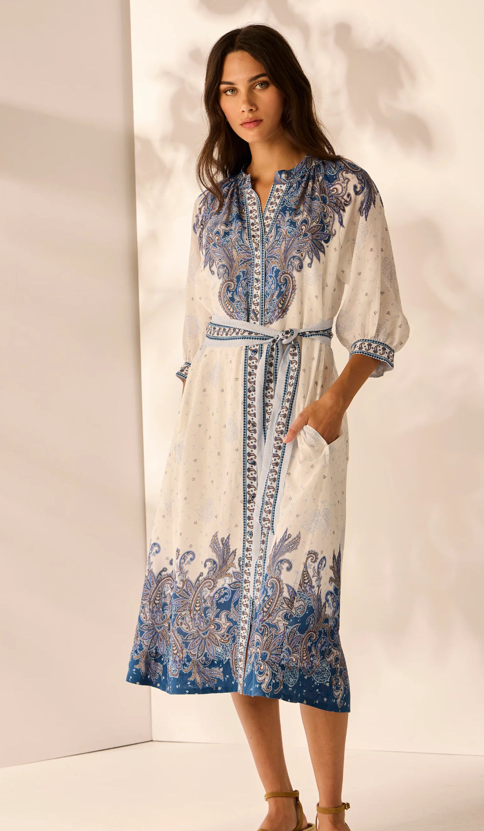 Lania Payton Print Dress NLA3855