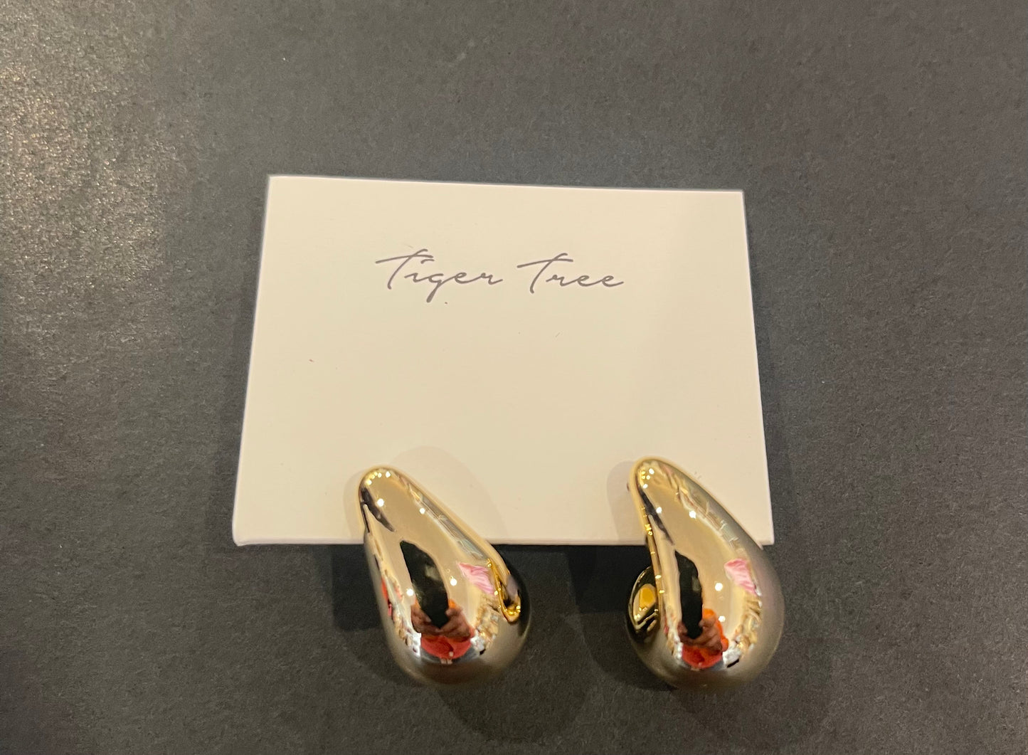 Tiger Tree Gold Celine Earring 6859