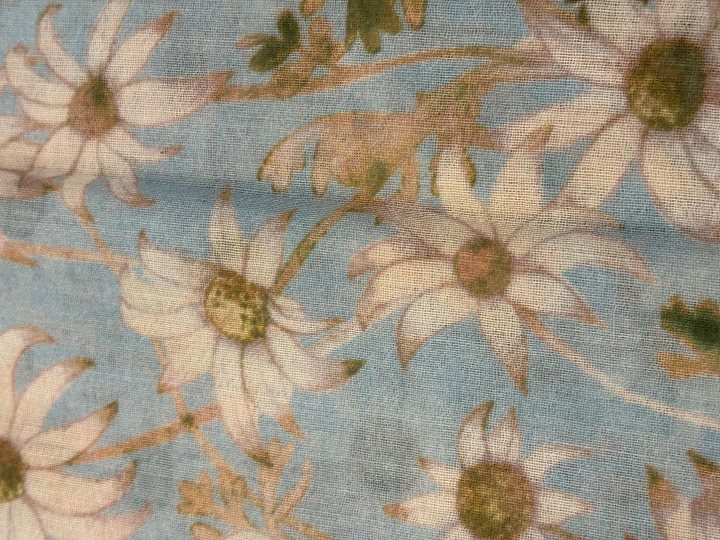 Raffal Flannel Flowers Scarves