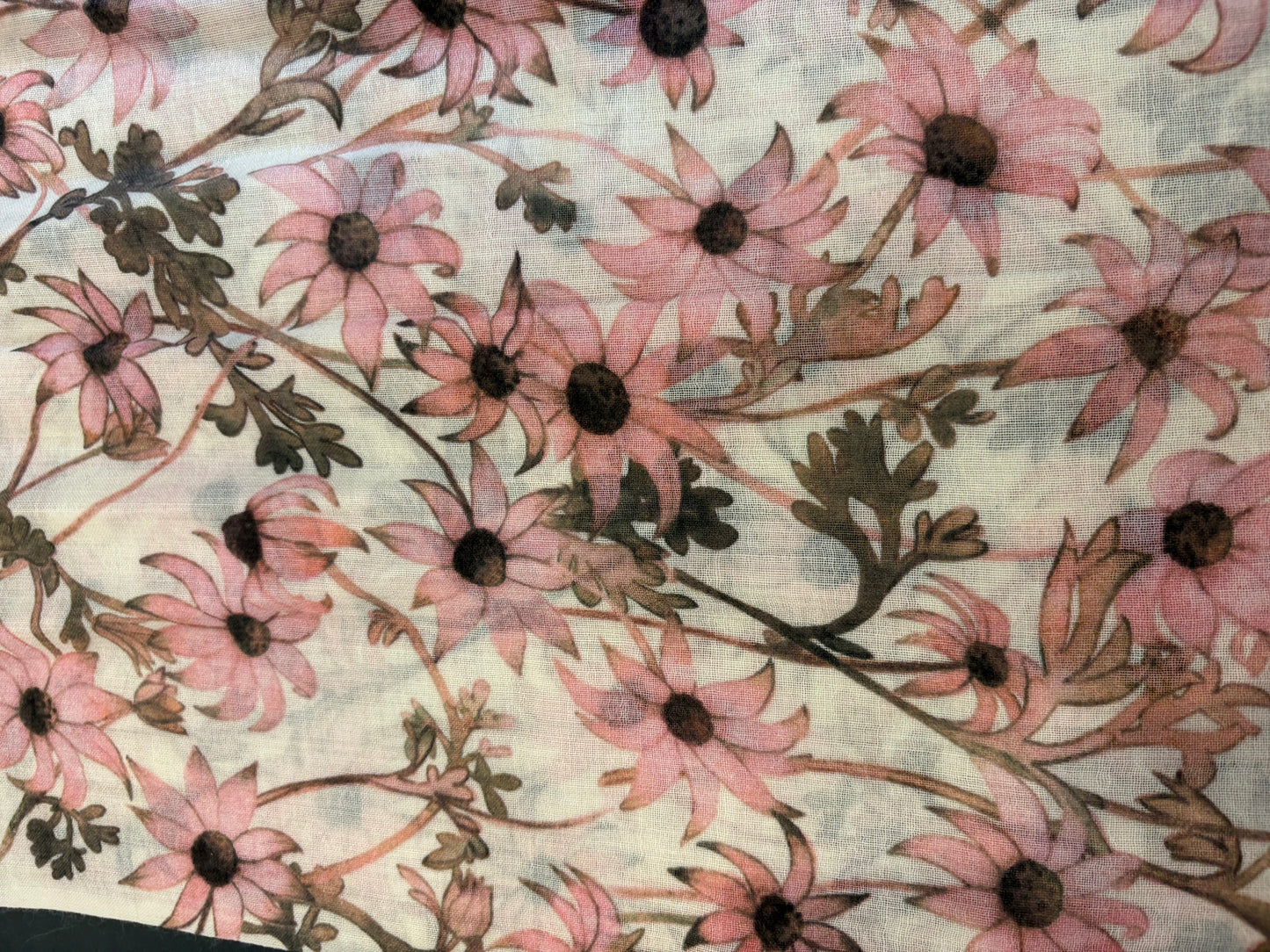 Raffal Flannel Flowers Scarves