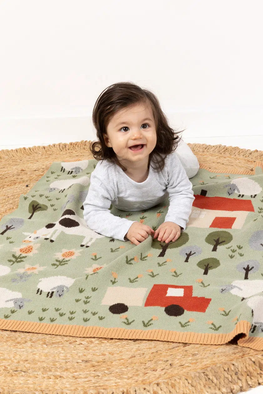 Indus Up Country Baby Blanket