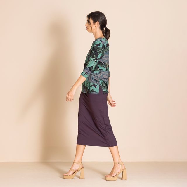 Megan Salmon Butterfly Tee Top