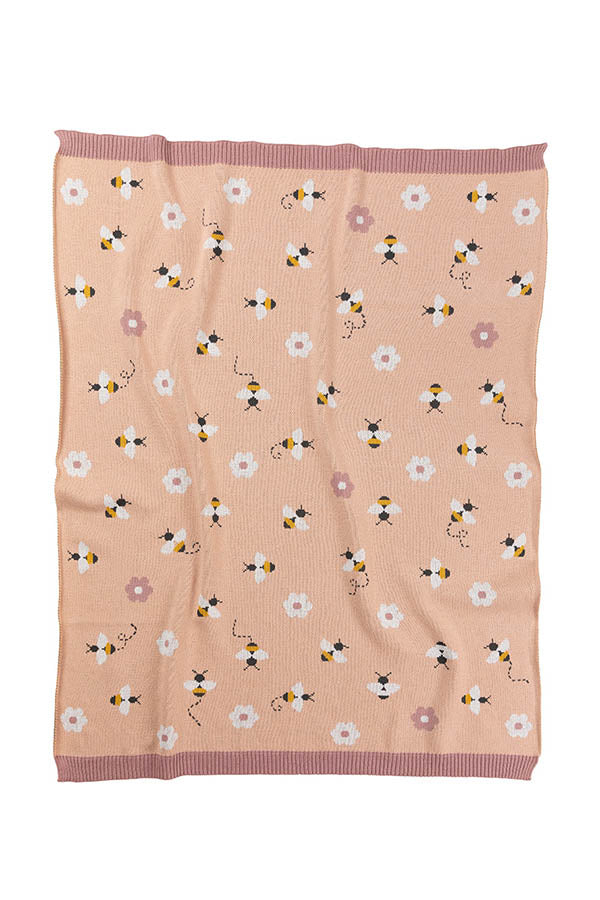 Indus Design Busy Bee Baby Blanket