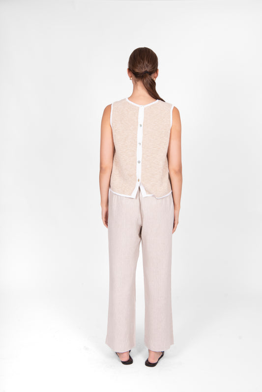 Bridge & Lord Button Back Vest  BL5203