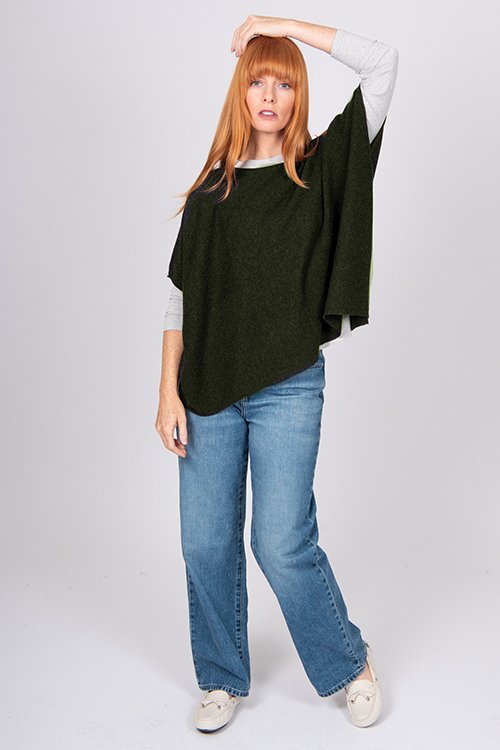 Bridge & Lord Rib Poncho Top BL5618