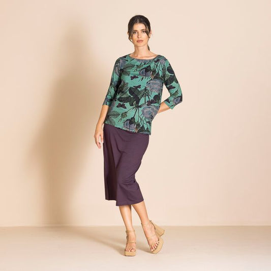 Megan Salmon Butterfly Tee Top