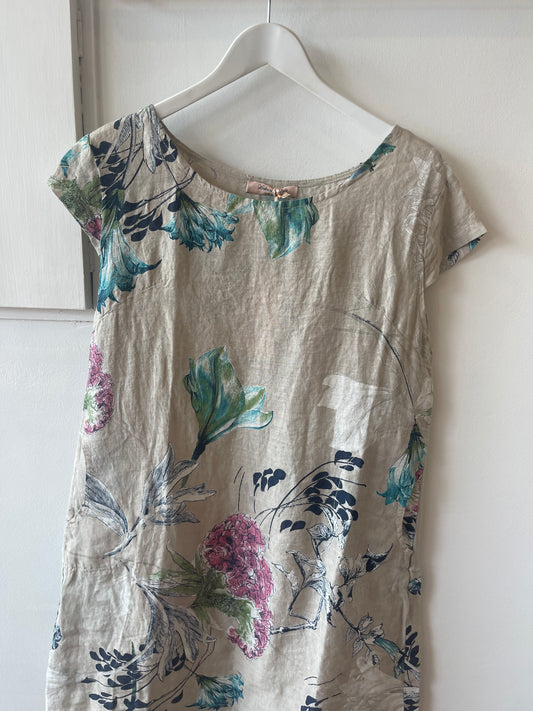Wednesday Lulu Linen Dress 7159