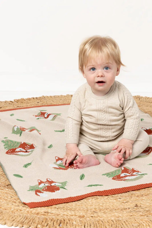 Indus Freddie Fox Baby Blanket
