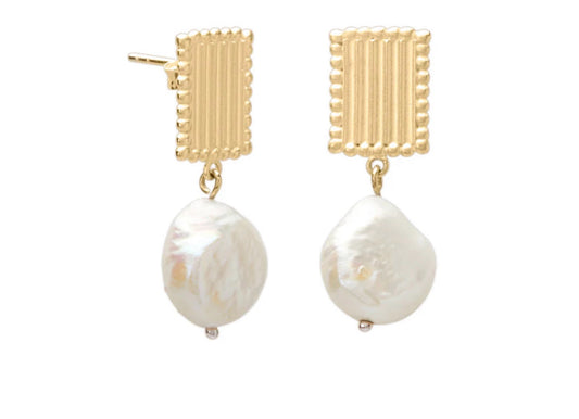 Murkani Aphrodite Goddess Small Pearl Earring