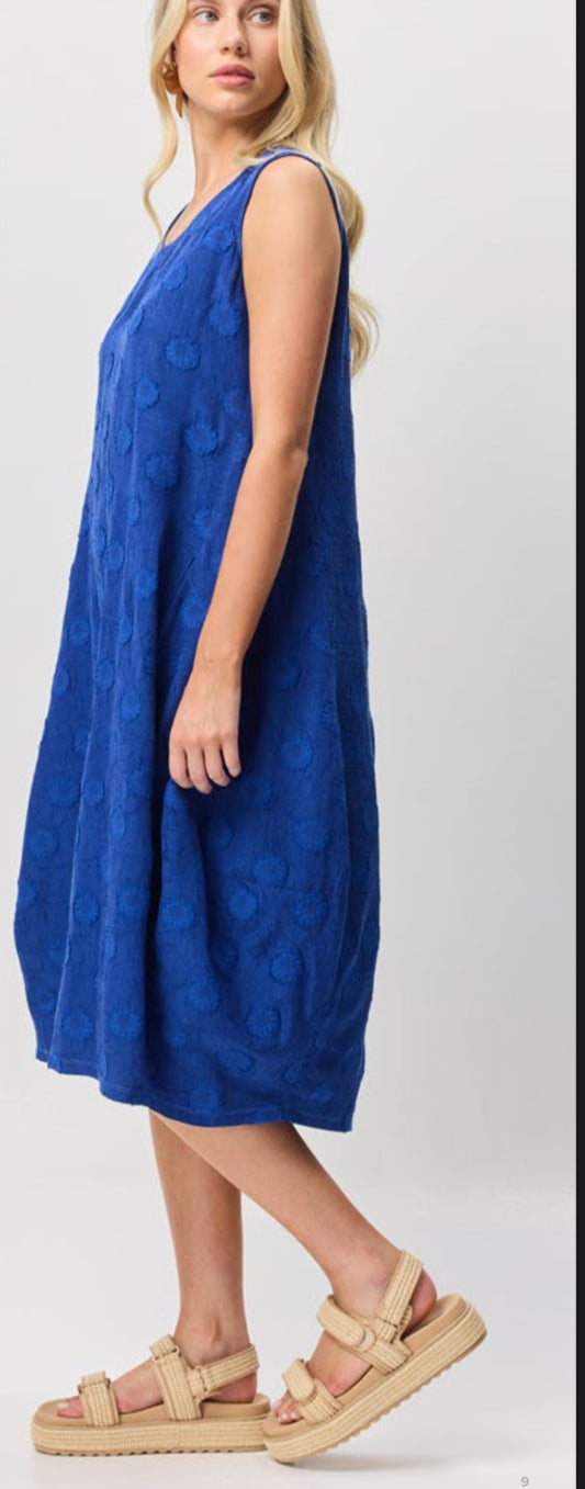 Valia Santa Barbara Dress Royal Blue