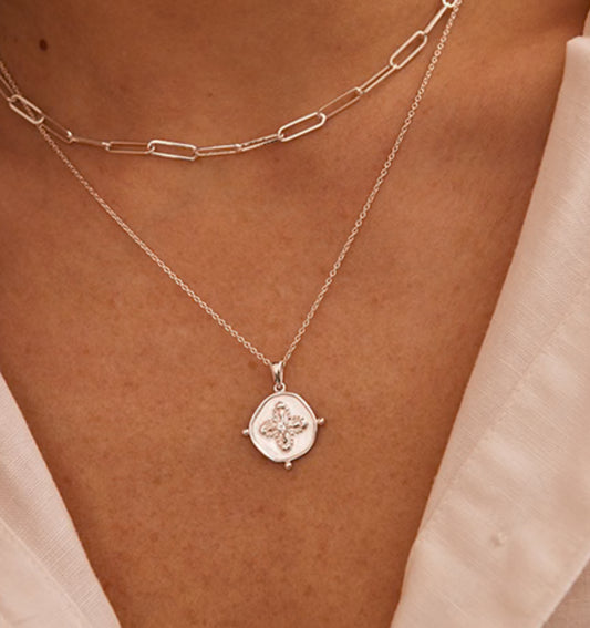 Murkani Sahara Necklace Silver MKSHSN13