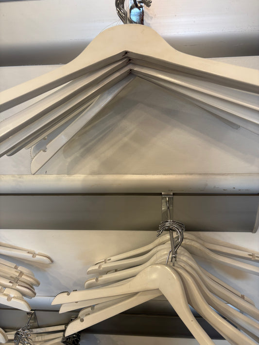 Hangers Wooden White