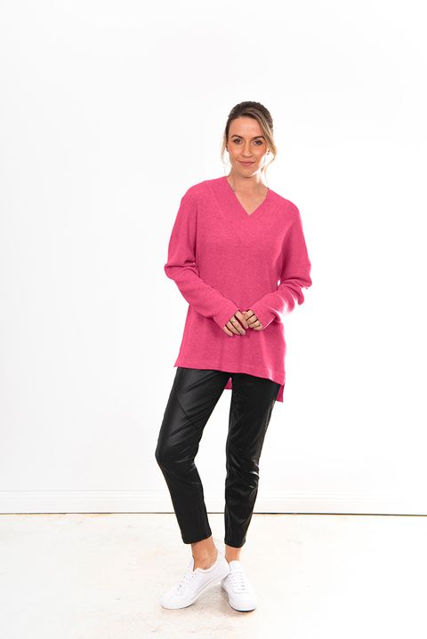 Bridge & Lord Vee Neck Pullover with Overlap BL4632