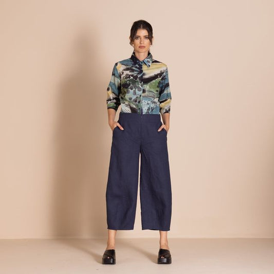 Megan Salmon Lulu Barrel Pant