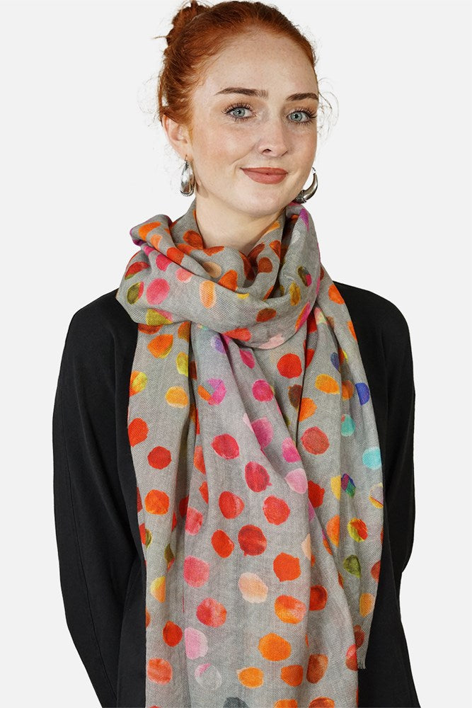 Traditional Textured Dots Shawl WTDS