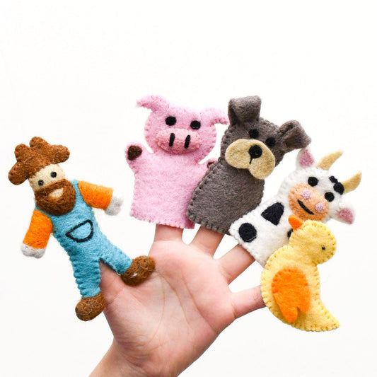Old MacDonald Farm Finger Puppets