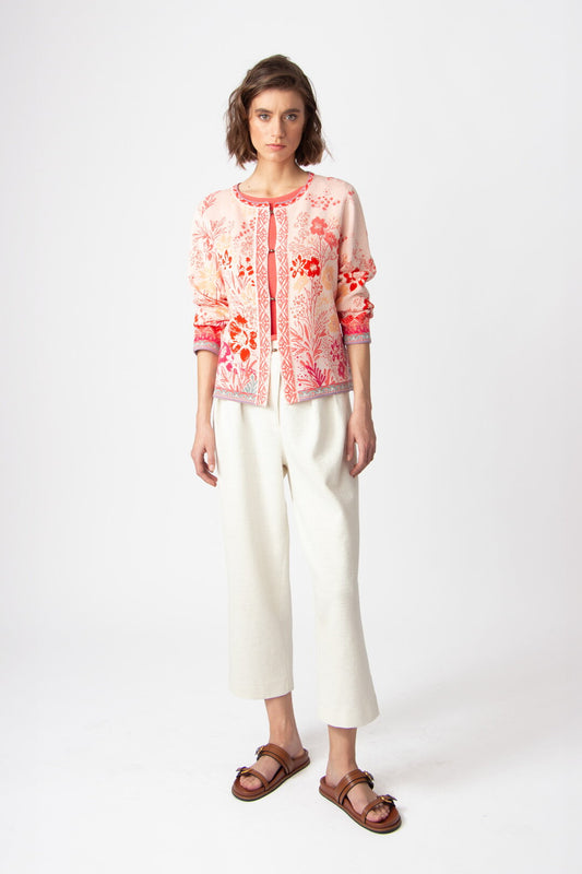 Ivko Jacquard Jacket Floral   251521