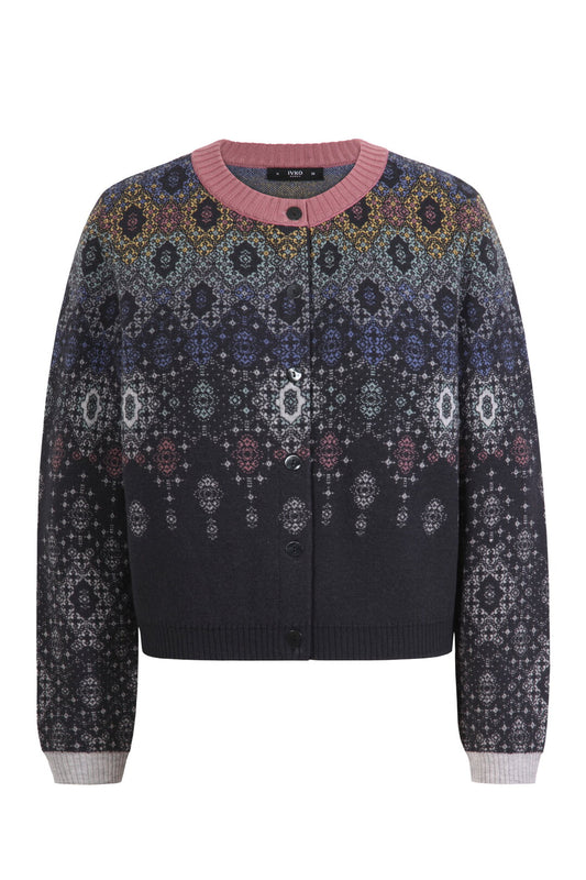 Ivko Jacquard Cardigan 242721