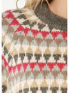 Zaket & Plover Mohair Fairaisle Jumper ZP7109