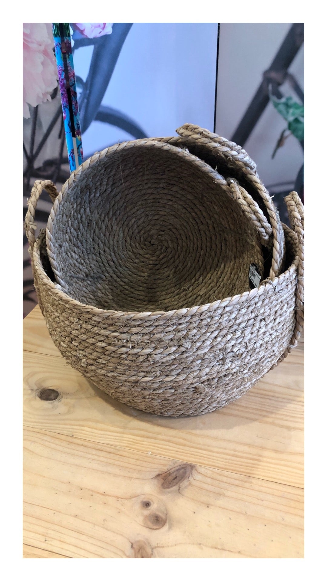 Coast To Coast Large Seagrass basket.